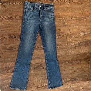 American Eagle Outfitters Dark Blue Flare Jeans